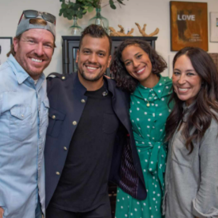 Joanna Gaines with her friends, spending quality time.